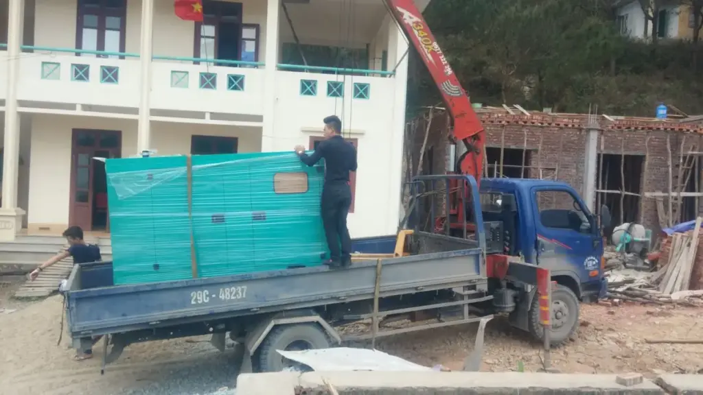 Máy phát điện dự phòng cho hồ chứa nước Xạ Hương