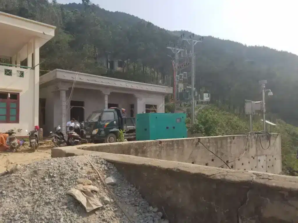 Máy phát điện dự phòng cho hồ chứa nước Xạ Hương