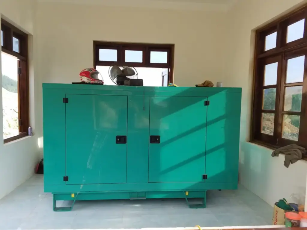 Máy phát điện dự phòng cho hồ chứa nước Đồng Mỏ