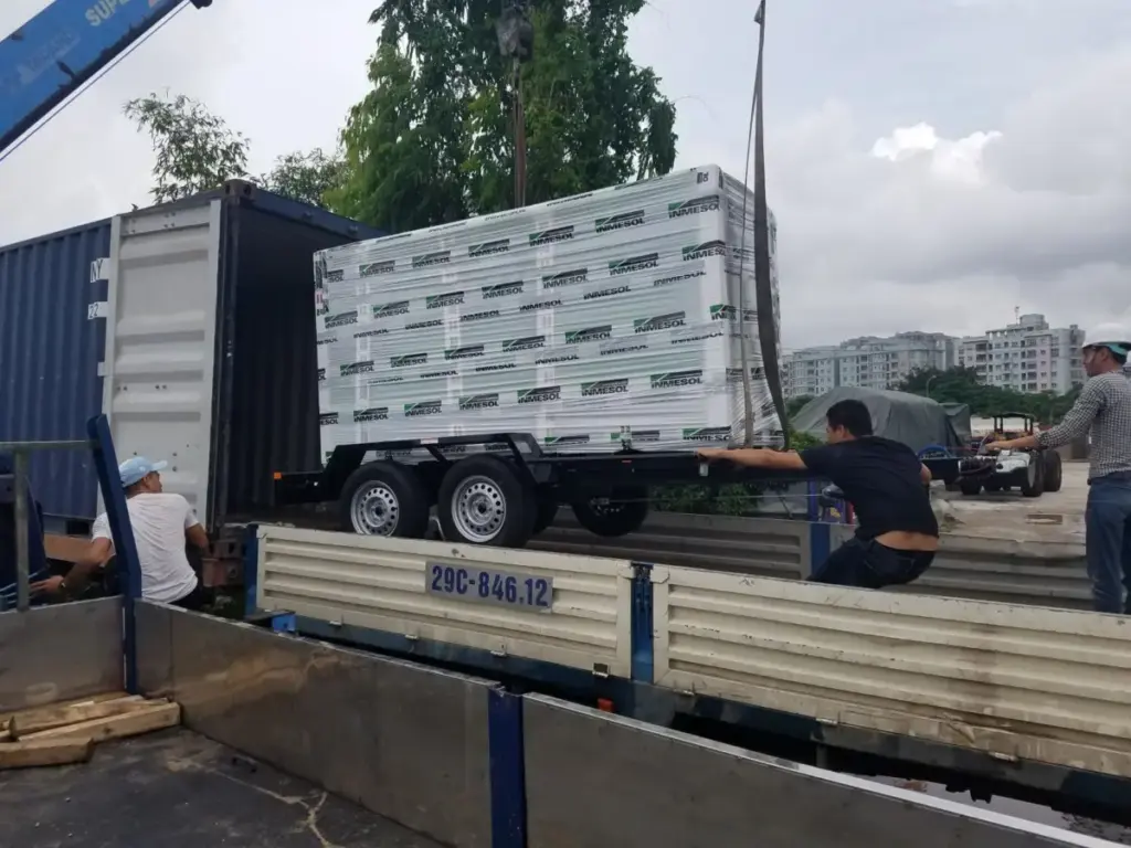 Máy phát điện lưu động (mobile trailer) cho Đài Phát thanh và Truyền hình Thanh Hóa