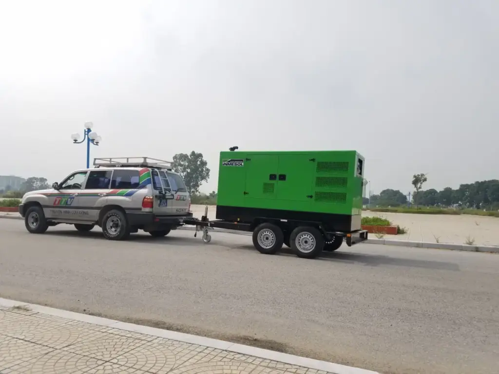Máy phát điện lưu động (mobile trailer) cho Đài Phát thanh và Truyền hình Thanh Hóa