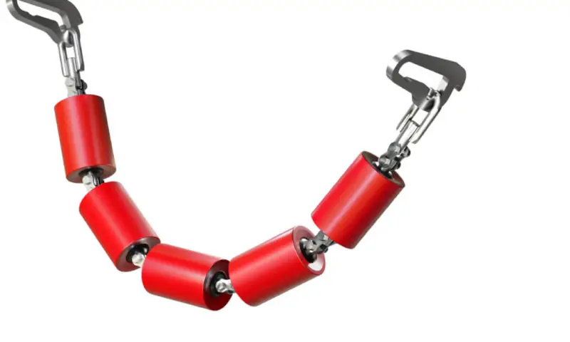 Cụm con lăn treo và giá đỡ con lăn Rulmeca